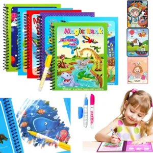 Magic Water Painting Book For Kids Baby Games Toys Montessori Coloring Books Baby Paint Educational Toys For Baby 1 2 3 Years
