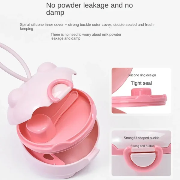 Cartoon Milk Powder Box Baby Milk Powder Portable Cute Food Storage Box Essential Cereal Infant Toddle Snacks Container NO BPA - Image 5