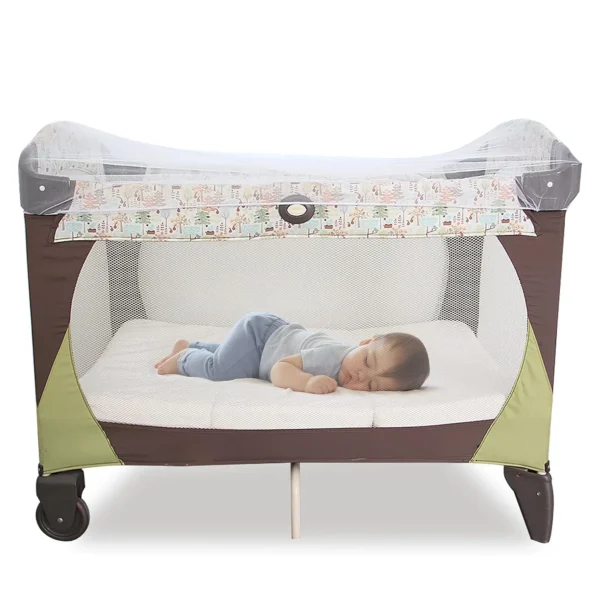 Baby Mosquito Net for Stroller Reusable Bug Net for Stroller Portable Mini Crib Portable & Durable Baby Insect Netting - Image 5