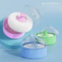 Talcum Powder Powder Puff With Box Baby Soft Face Body Cosmetic Powder Puff Talcum Powder Sponge Box Case Container