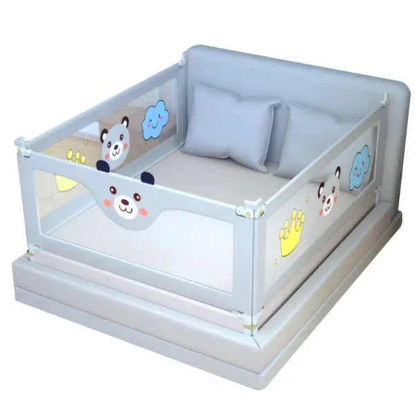 IMBABY 200CM Bed Safety Rails Liftable Bed Guardrail Portable Baby Safety Bed Barrier Portable Crib Protector Beds Fence for Kid - Image 5