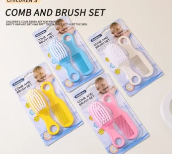 Newborn Safety Comb Brush for Removing Fetal Moss Baby Head Care Comb Brush Combination Massage Comb Brush Set Baby Accessories