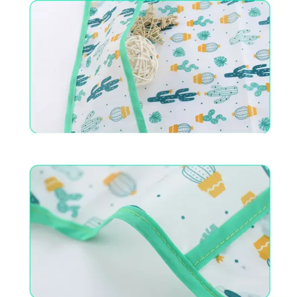 Baby Bibs New Cute Children Baby Stuff Toddler Waterproof Long Sleeve Art Smock Feeding Bib Apron for Kids 0-6 Years - Image 5