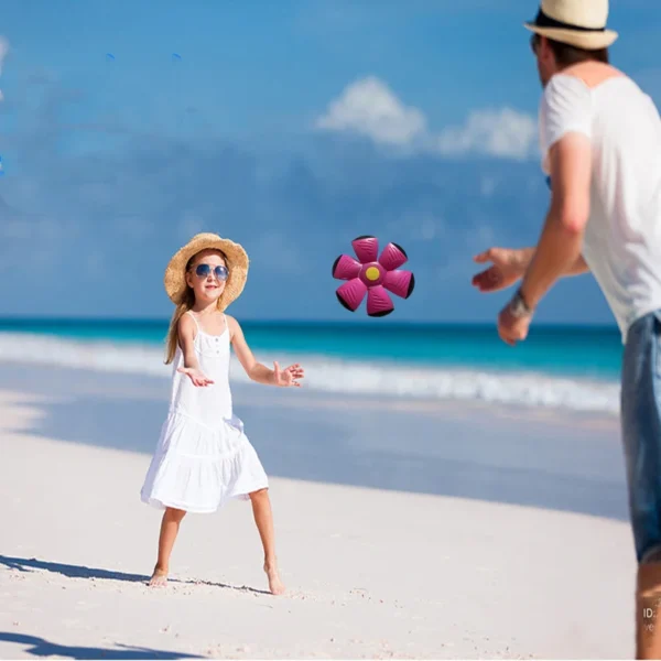 Blue Flying Saucer Ball Outdoor Parent Children Toy Foot Magic Deformation Foot Pressure Decompression Vent Ball - Image 3