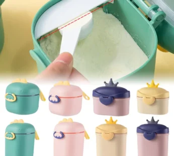 Portable Baby Milk Powder Box Outing Complementary Storage Milk Moisture-proof Food Sealed Powder Jar Packed Compartment C1T7