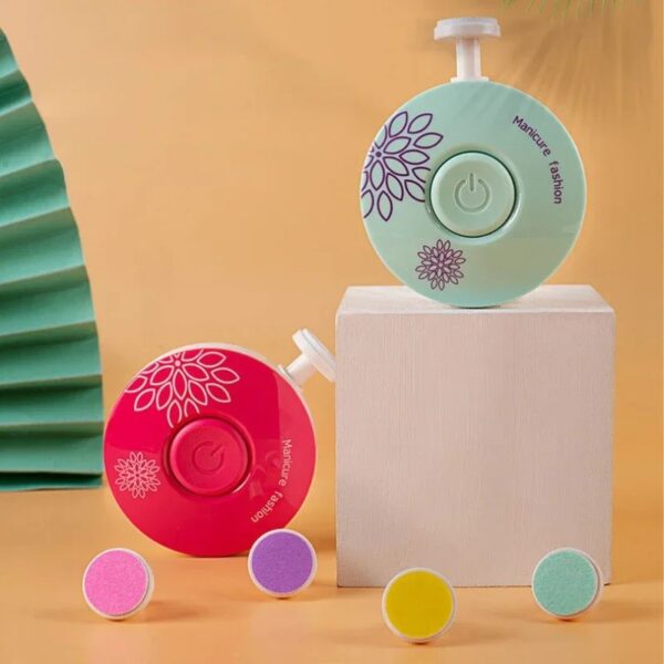 Electric Baby Nail Trimmer Kid Nail Polisher Tool - Image 6