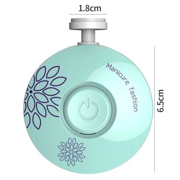Electric Baby Nail Trimmer Kid Nail Polisher Tool - Image 8
